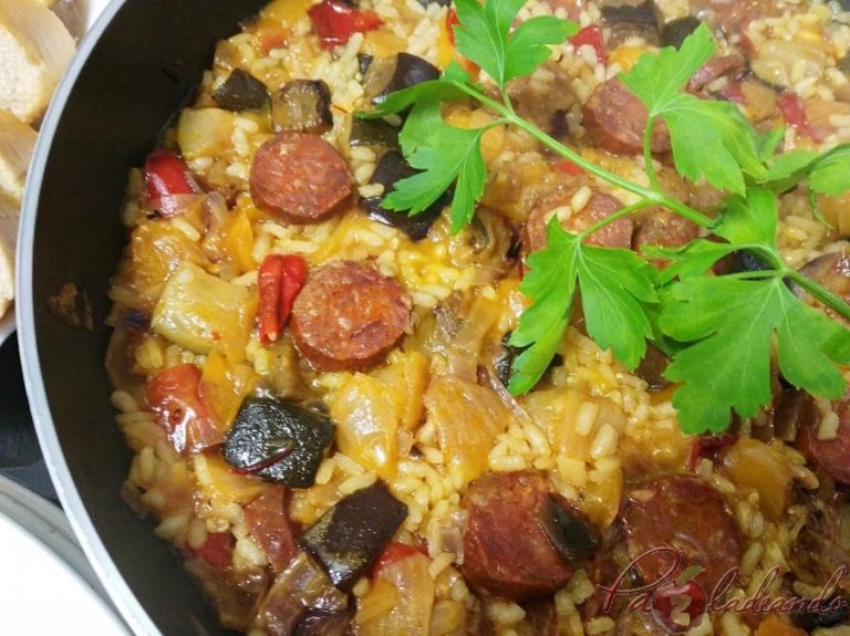 PAELLA DE CHORIZO DE JABALÍ VÍDEO RECETA PaZladeando Recetas