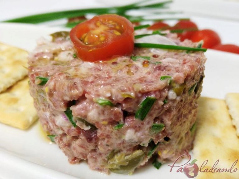 TARTAR DE SALCHICHÓN – PaZladeando | Recetas, cocina, trucos y consejos