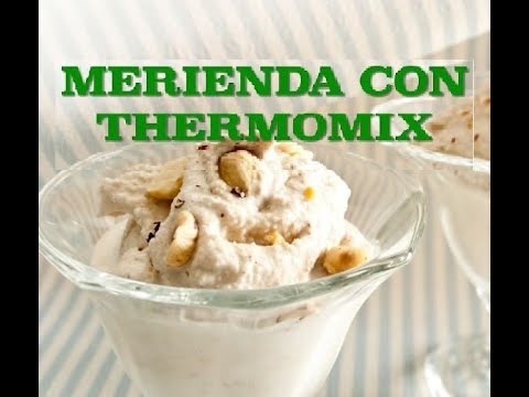 MERIENDA CON THERMOMIX (Coca de verduras y helado rápido de avellanas)